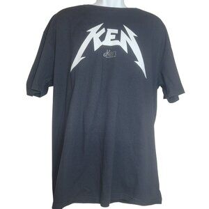Gildan Matel Ken Tee-Shirt, Men XL, Black w/White Ken Graphic, Cotton, NWT